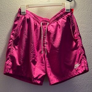 Nike Man’s  Vibrant Pink Athletic Shorts
